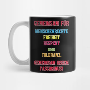 Gemeinsam gegen Faschismus Mug